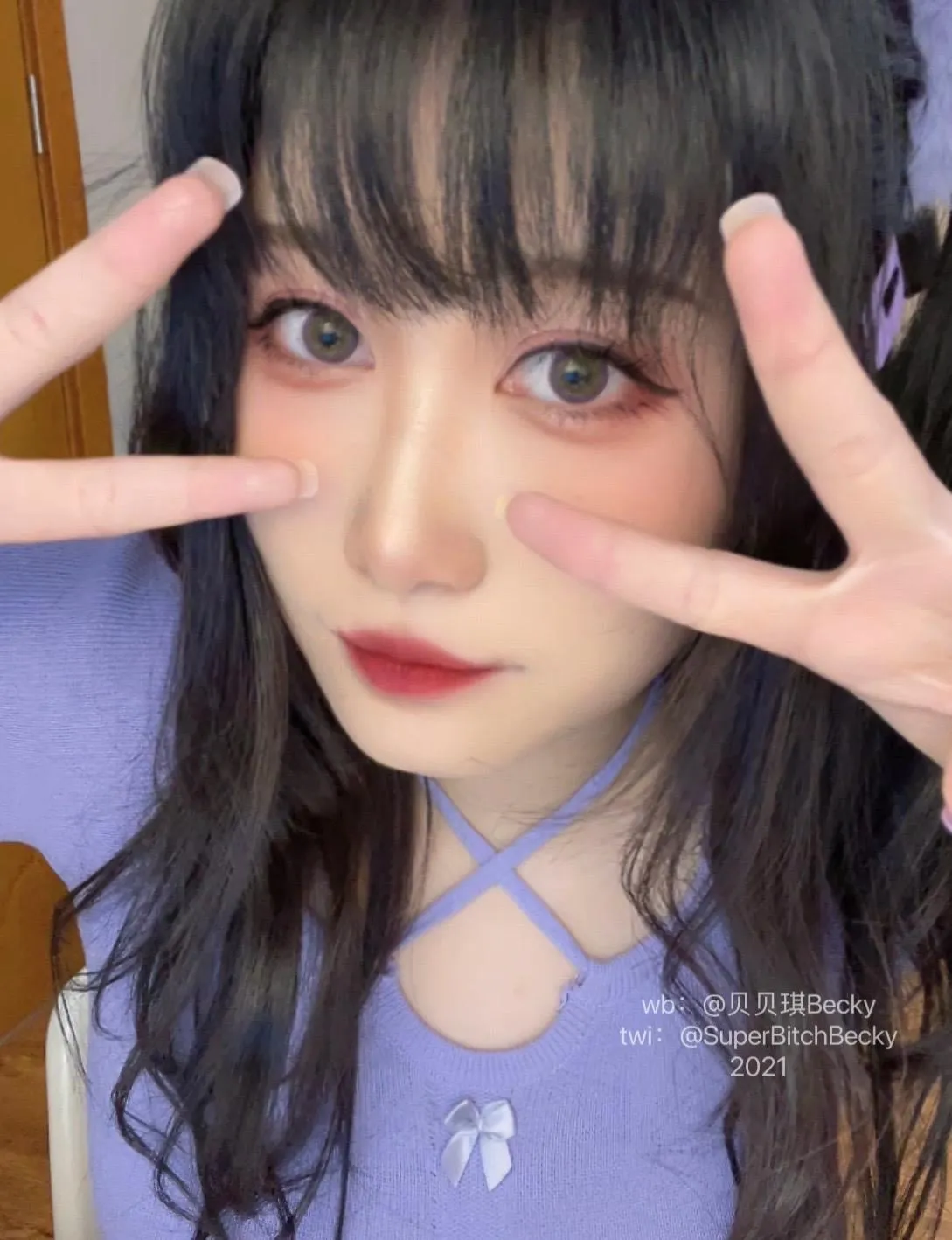 贝贝琪Becky – NO.019 对镜黑发辣妹 [105P]插图6